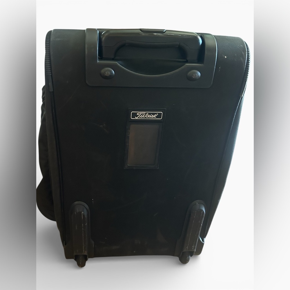 Titleist Golf Black and White Rolling Expandable Travel Bag - Picture 4 of 16